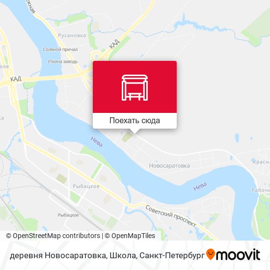 Карта деревня Новосаратовка, Школа