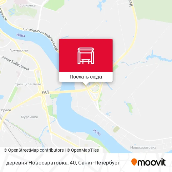Карта деревня Новосаратовка, 40