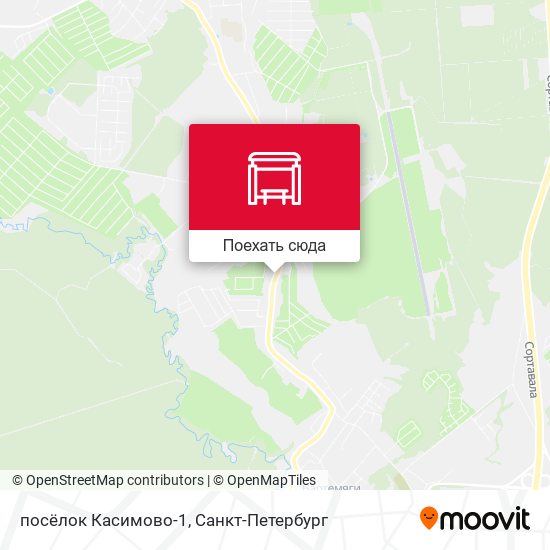 Карта посёлок Касимово-1