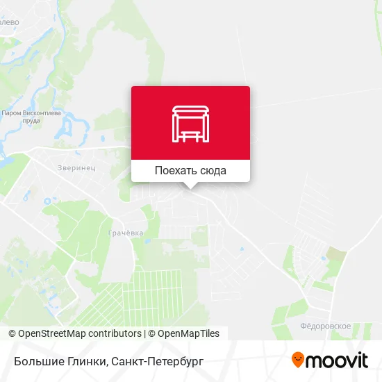 Карта Большие Глинки