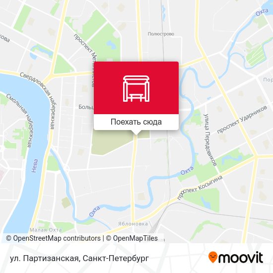 Карта ул. Партизанская