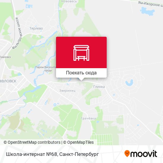 Карта Школа-интернат №68
