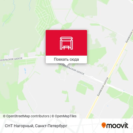 Карта СНТ Нагорный