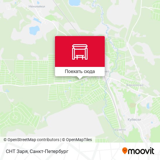 Карта СНТ Заря