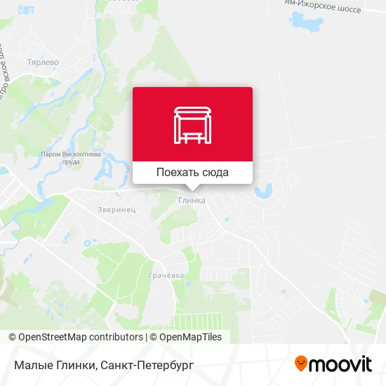 Карта Малые Глинки