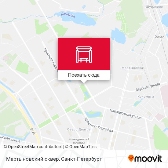 Карта Мартыновский сквер