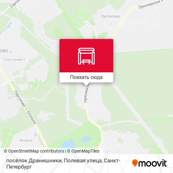 Карта посёлок Дранишники, Полевая улица