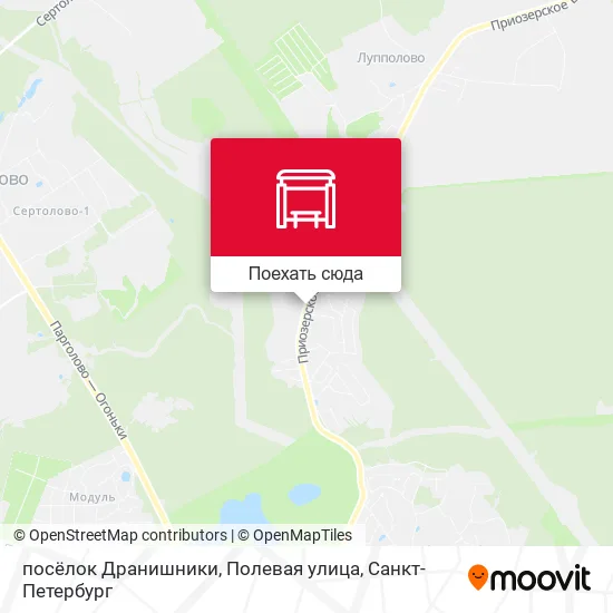 Карта посёлок Дранишники, Полевая улица