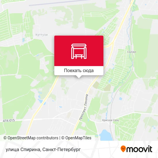 Карта улица Спирина