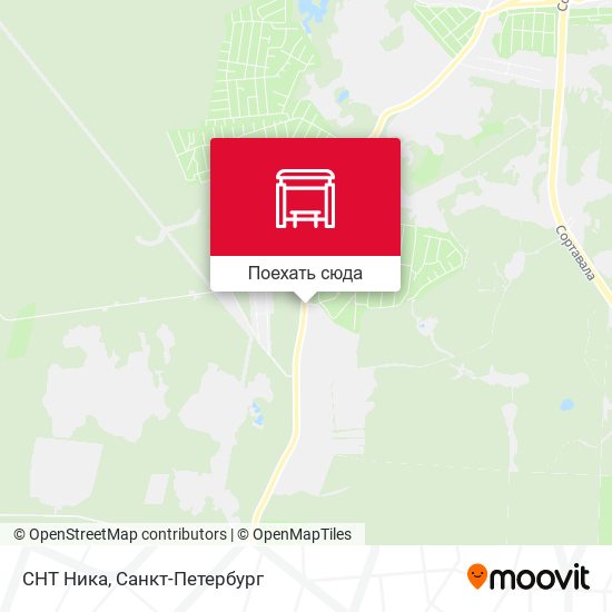 Карта СНТ Ника