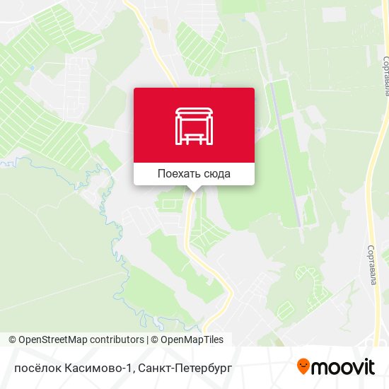 Карта посёлок Касимово-1