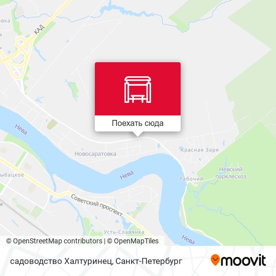 Карта садоводство Халтуринец