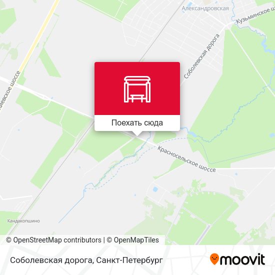 Карта Соболевская дорога
