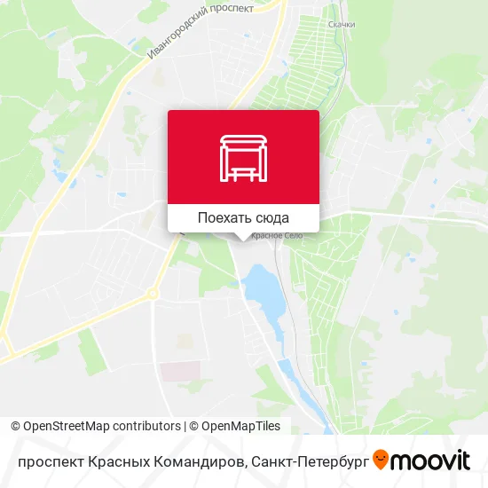Карта проспект Красных Командиров