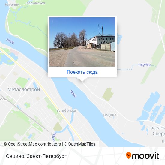 Карта Овцино