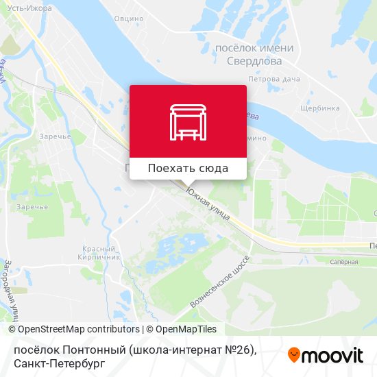 Понтонный поселок карта