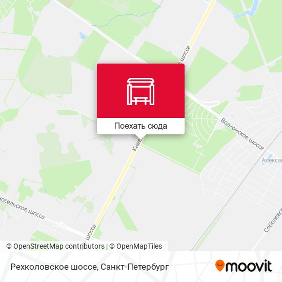 Карта Рехколовское шоссе