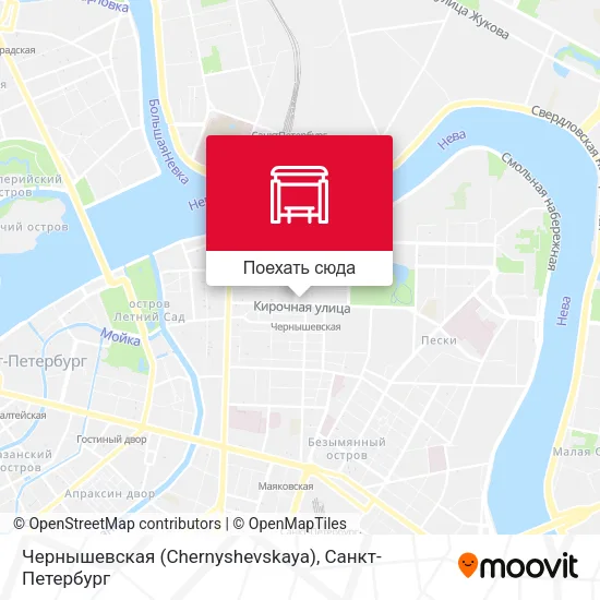 Карта Чернышевская (Chernyshevskaya)