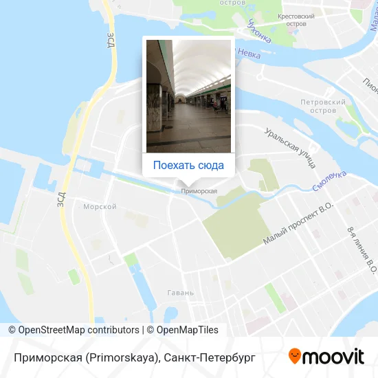 Карта Приморская (Primorskaya)