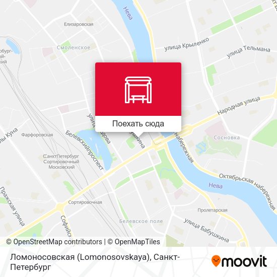 Карта Ломоносовская (Lomonosovskaya)