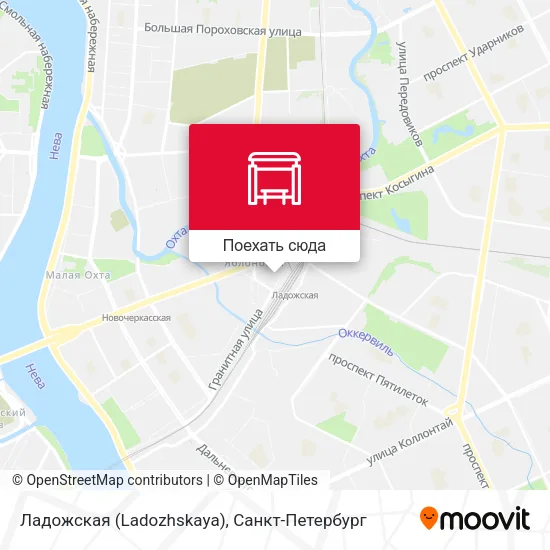 Карта Ладожская (Ladozhskaya)