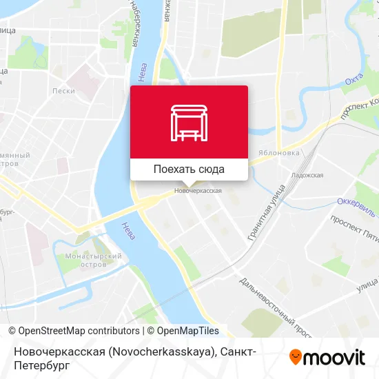 Карта Новочеркасская (Novocherkasskaya)