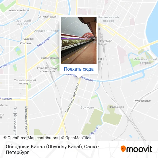Карта Обводный Канал (Obvodny Kanal)