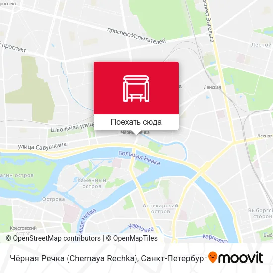 Карта Чёрная Речка (Chernaya Rechka)