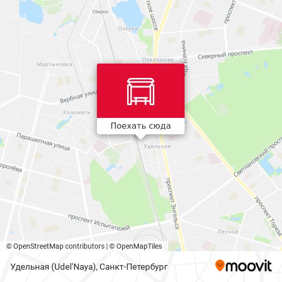 Карта Удельная (Udel'Naya)