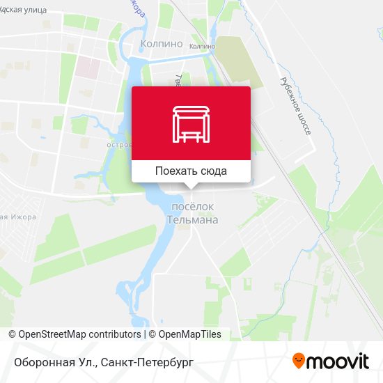 Карта Оборонная Ул.