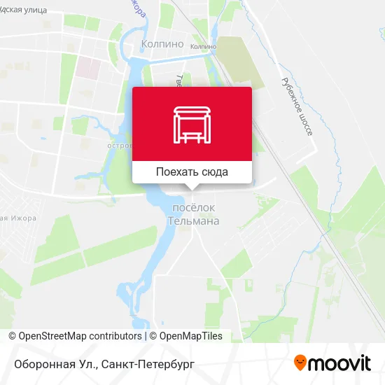Карта Оборонная Ул.