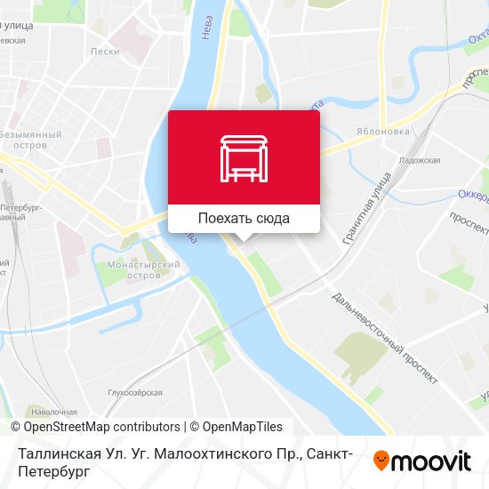 Карта Таллинская Ул. Уг. Малоохтинского Пр.