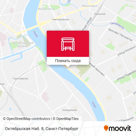 Карта Октябрьская Наб. 8