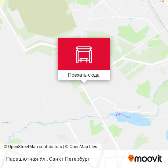Карта Парашютная Ул.