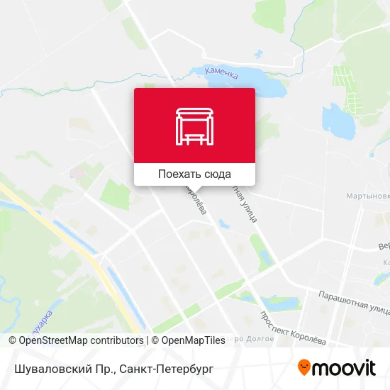 Карта Шуваловский Пр.