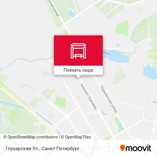 Карта Глухарская Ул.