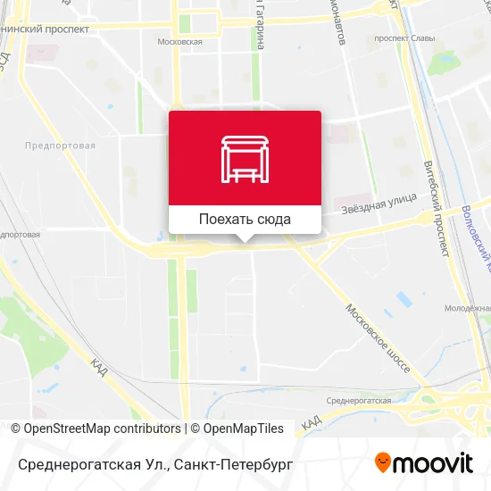 Карта Среднерогатская Ул.