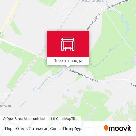 Карта Парк-Отель Потемкин