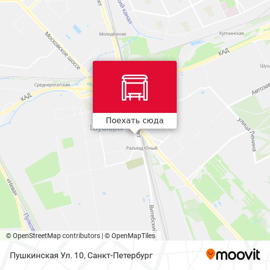 Карта Пушкинская Ул. 10