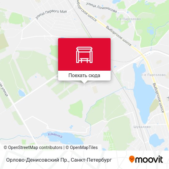 Карта Орлово-Денисовский Пр.