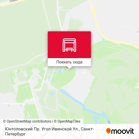Карта Юнтоловский Пр. Угол Ивинской Ул.