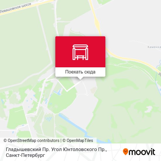Карта Гладышевский Пр. Угол Юнтоловского Пр.