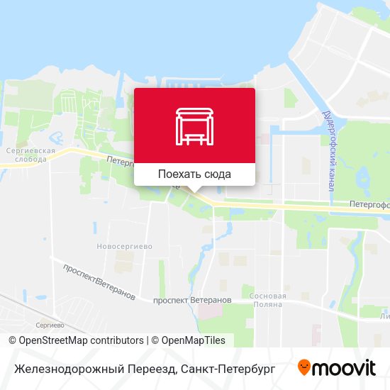 Карта Железнодорожный Переезд