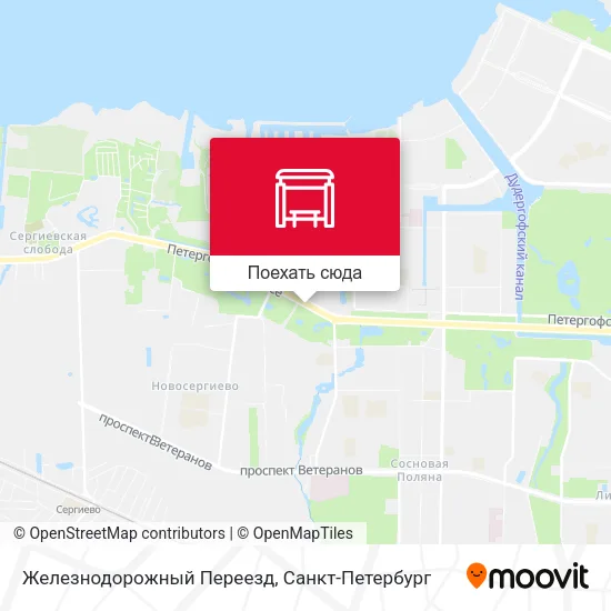 Карта Железнодорожный Переезд