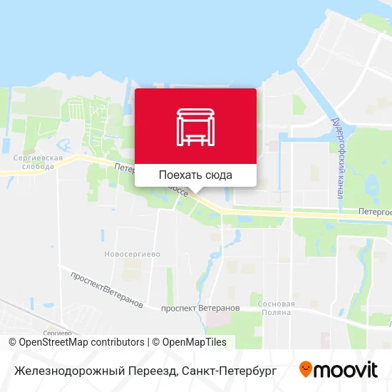 Карта Железнодорожный Переезд