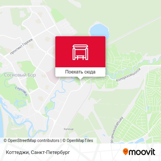 Карта Коттеджи