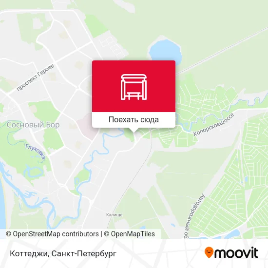 Карта Коттеджи