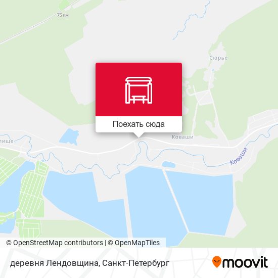 Карта деревня Лендовщина