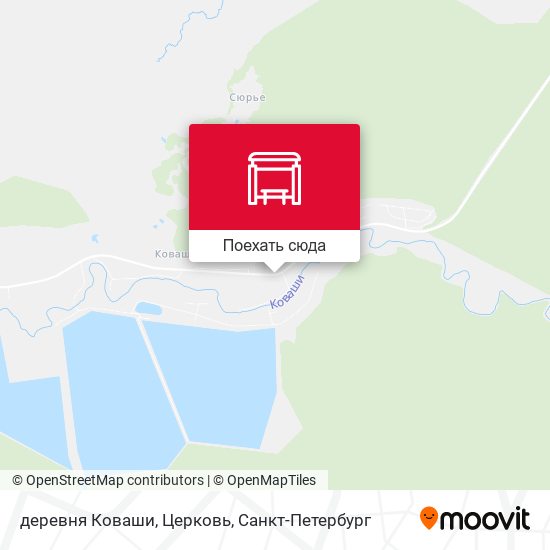 Карта деревня Коваши, Церковь