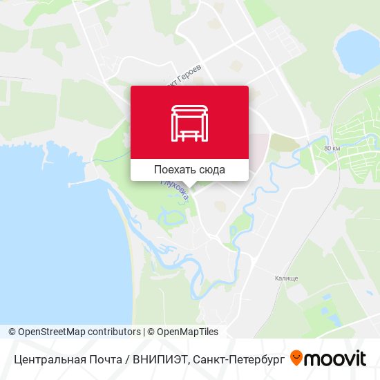 Карта Центральная Почта / ВНИПИЭТ